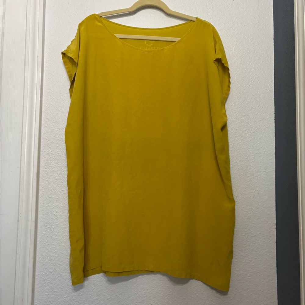 Chaser Mustard Yellow Women's Tunic Top
